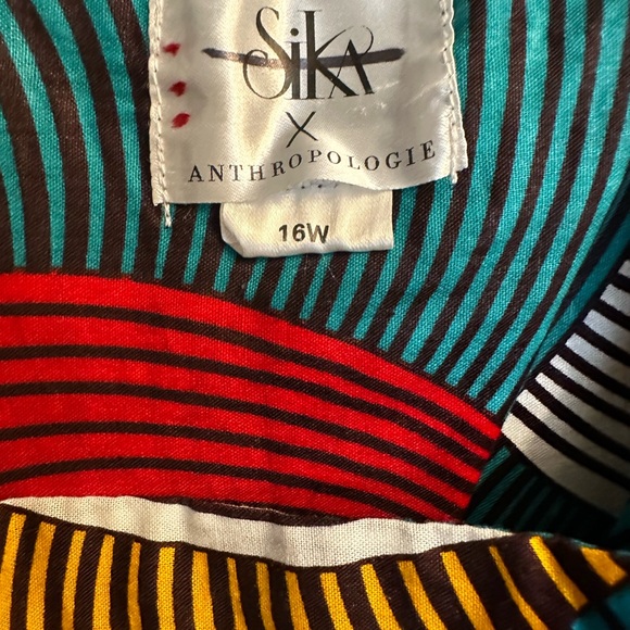 Sika x Anthropologie Geometric Chioma Rasta Bohemian Maxi Dress - Picture 6 of 6